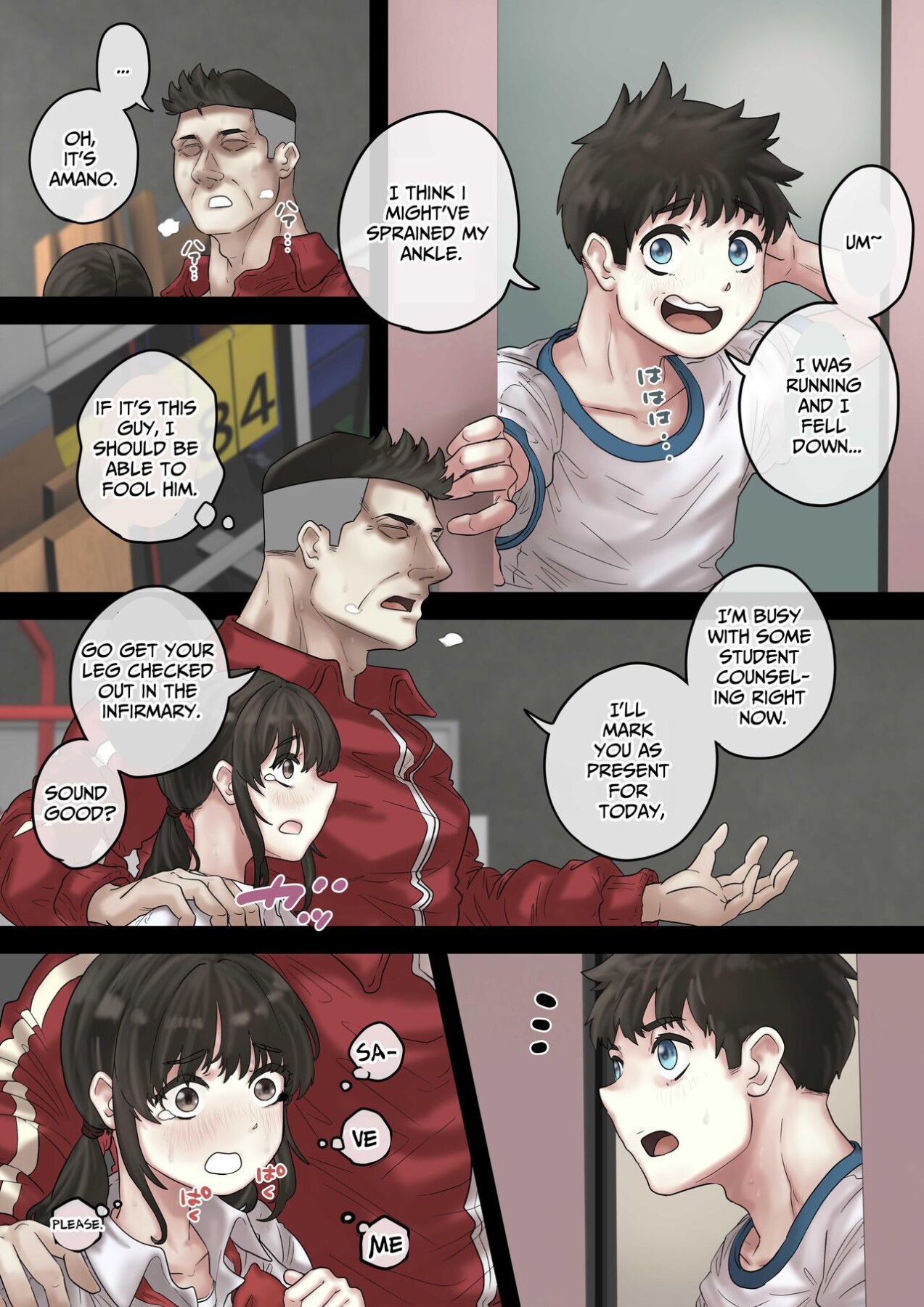 Hentai Manga Comic-What Happened When I Saved A Beautiful Girl From The Sexual Harassing PE Teacher ~Complete~-Read-8